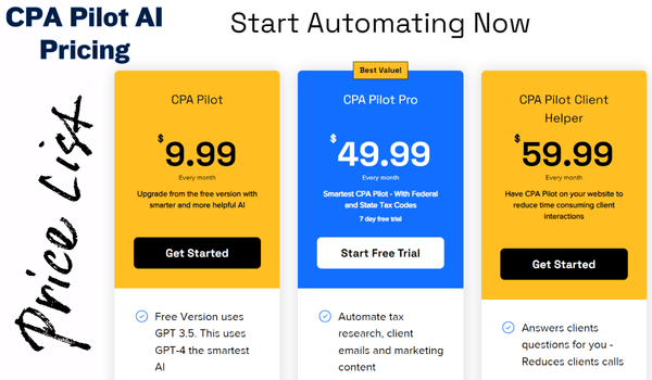 CPA Pilot Pricing