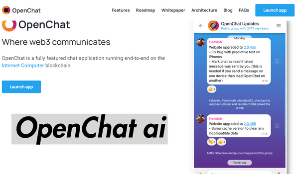 Chatbot using OpenChat