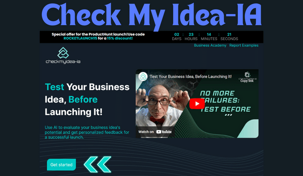 Check My Idea-IA tool