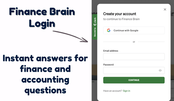 Finance Brain Login