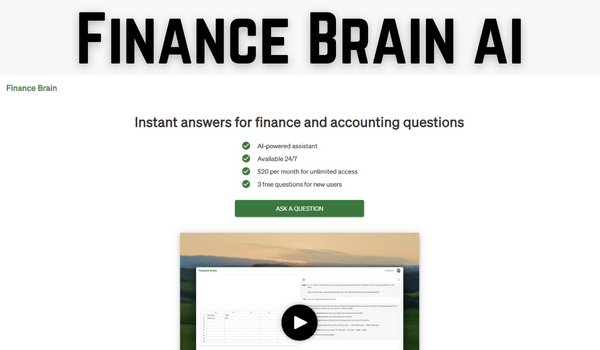 Finance Brain Tool