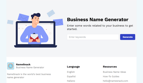 Namesnack for business