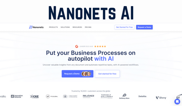 Nanonets AI Tool