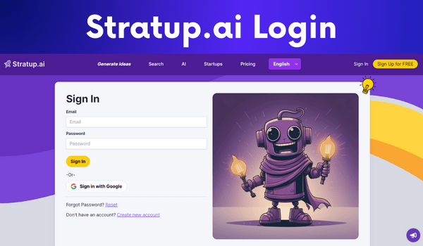 Stratup.ai Pricing