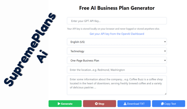 SupremePlans AI Pricing