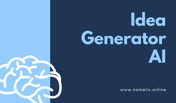 Use Idea Generator AI