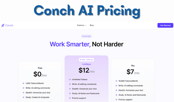 Conch AI Pricing