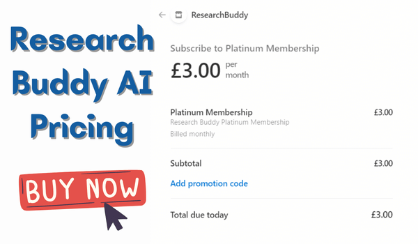 ResearchBuddy Pricing