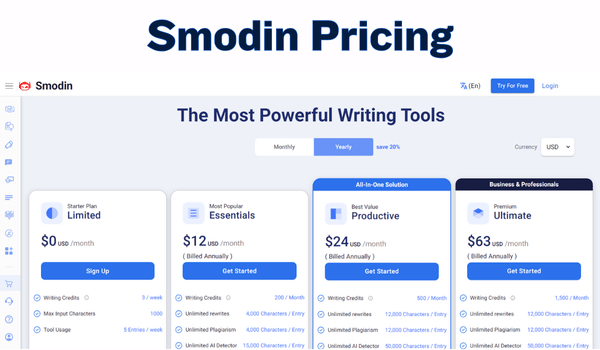 Smodin Pricing