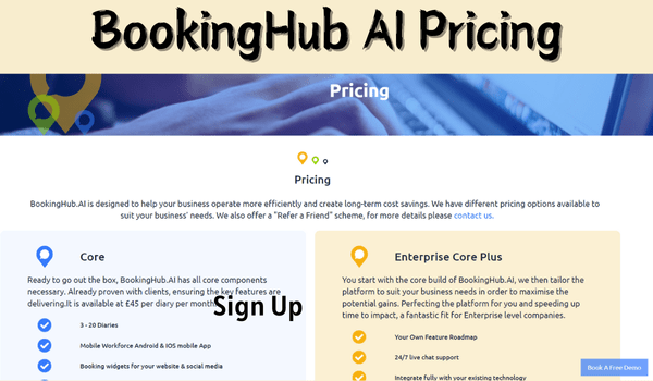 BookingHub AI Pricing