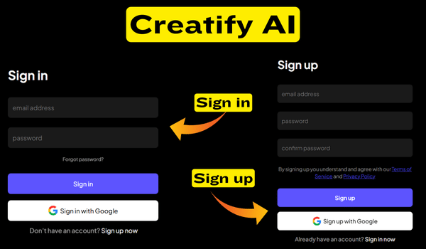 Creatify Login