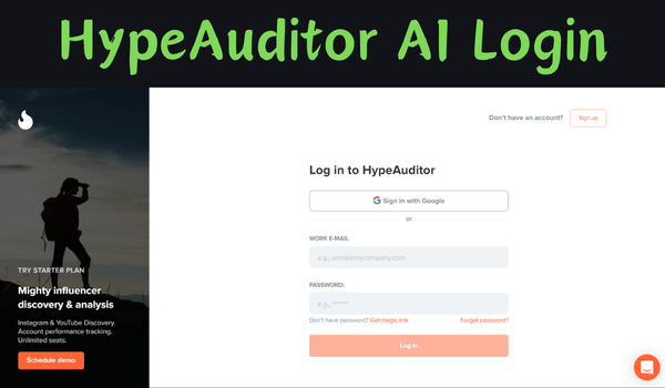 HypeAuditor Login