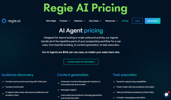 Regie AI Pricing