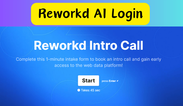 Reworkd AI Login