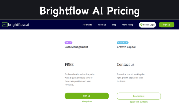 Brightflow AI Pricing